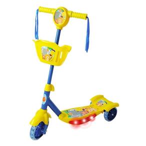 Patinete Infantil 3 Rodas Floresta Divertida Luz E Som 6176
