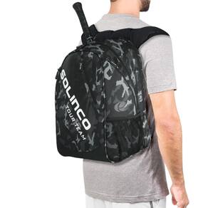 Mochila Solinco Camo Preta e Cinza