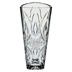 VASO DECORATIVO ENFEITE CASA TRIANGULAR HOME&CO ECO CRYSTAL 28x12x12cm TRANSPARENTE