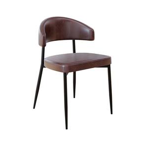 Cadeira Bless Fixa com 4 Pés 55 X 52,5 X 77,5 Cm com 1 Unidade Café/Preto