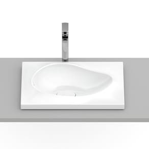 Kit 2 Cubas de Sobrepor 62x44,5cm Ruy Ohtake Roca Branco