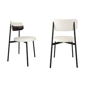 Cadeira Kyta Fixa com 4 Pés 50 X 44,7 X 83,8 Cm com 2 Unidades Café/Preto