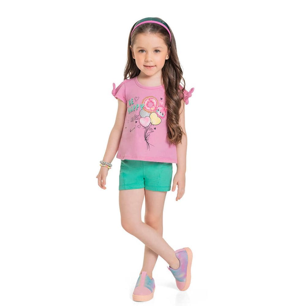 Conjunto Bebê Menina Be Happy