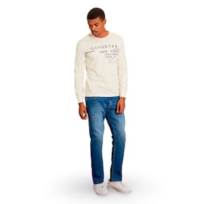 Camiseta Gangster Masculina Manga Longa New York