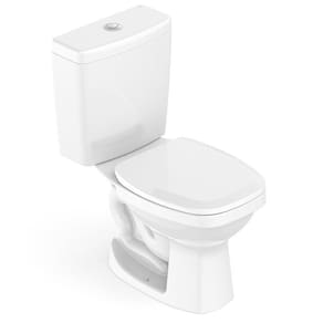Kit 2 Vaso Sanitários com Caixa Acoplada e Assento Art Incepa Branco