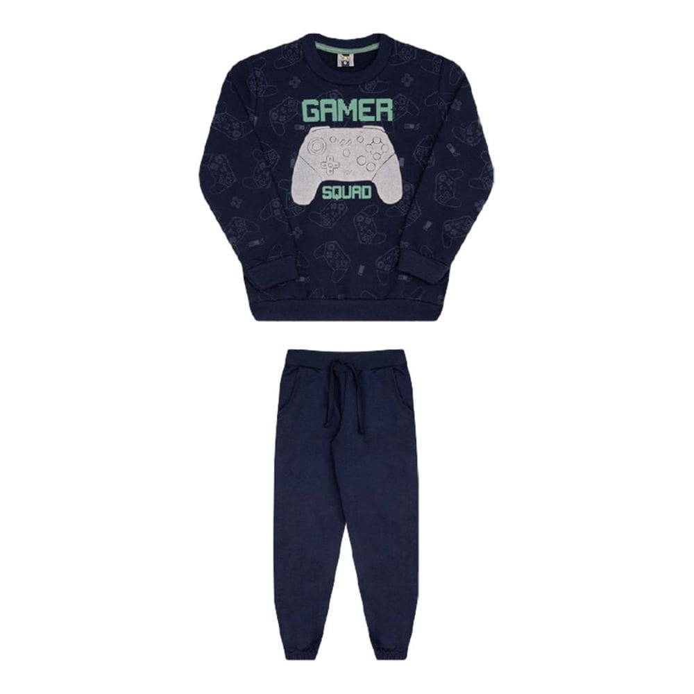 Conjunto Menino Moletom Gamer