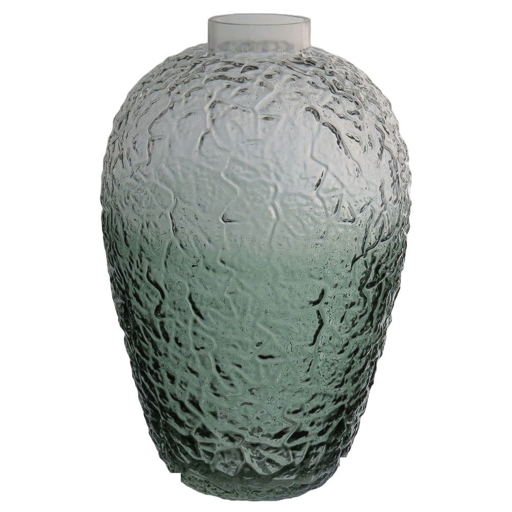 VASO DECORATIVO ENFEITE CASA GARRAFA HOME&CO VIDRO 39x25x25cm FUME