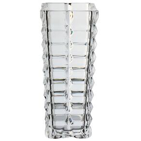 VASO DECORATIVO ENFEITE CASA QUADRADO HOME&CO ECO CRYSTAL 29x12x12cm TRANSPARENTE