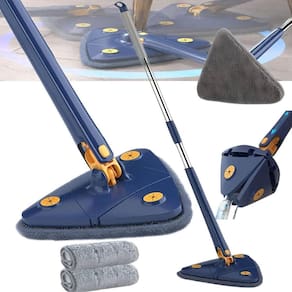 Triângulo Mop Giratório Esfregão Com 2 Refil