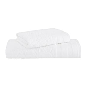 Kit Toalha Banho E Rosto 2 Pçs Botanique Extra Soft