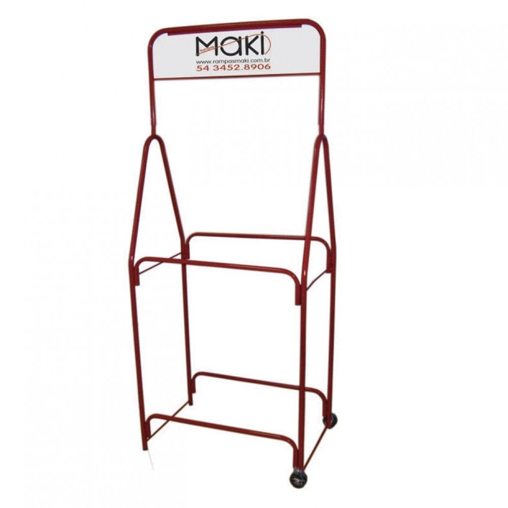 Expositor de Pneus 2 andares Fabricado em tubo de aço desmontável - Modelo 03 - Maki