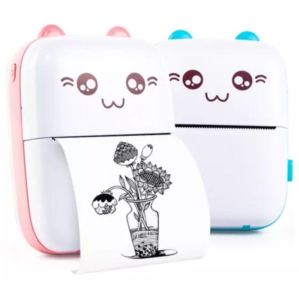 Mini Gatinho Termica Papel Etiqueta