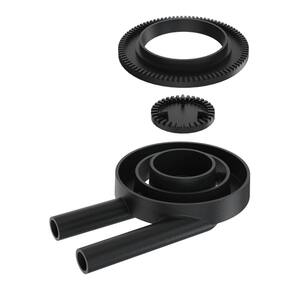 Queimador Duplo Completo Fogão Industrial Ferro N05 15,5cm