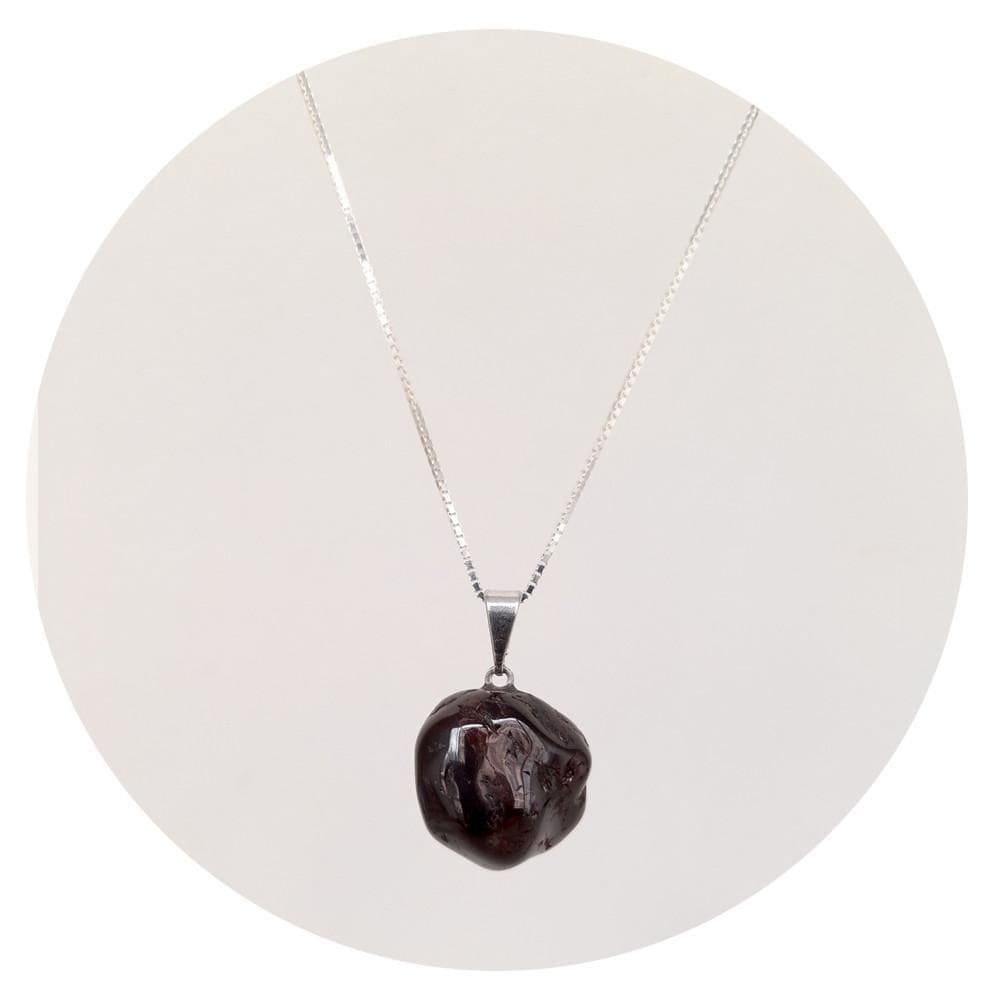 Colar 50Cm Prata 925 Granada Natural E Legítima - P. Vecchio