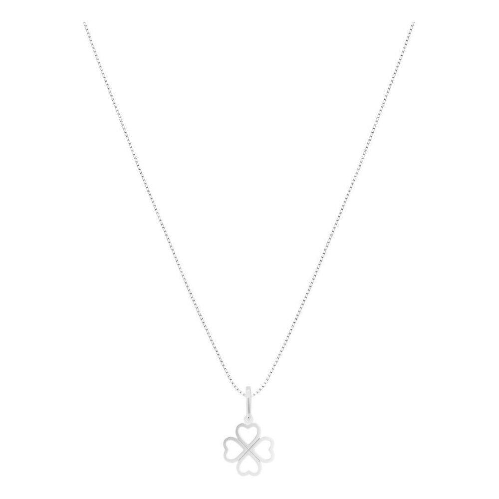 Colar Trevo Pequeno Prata 925