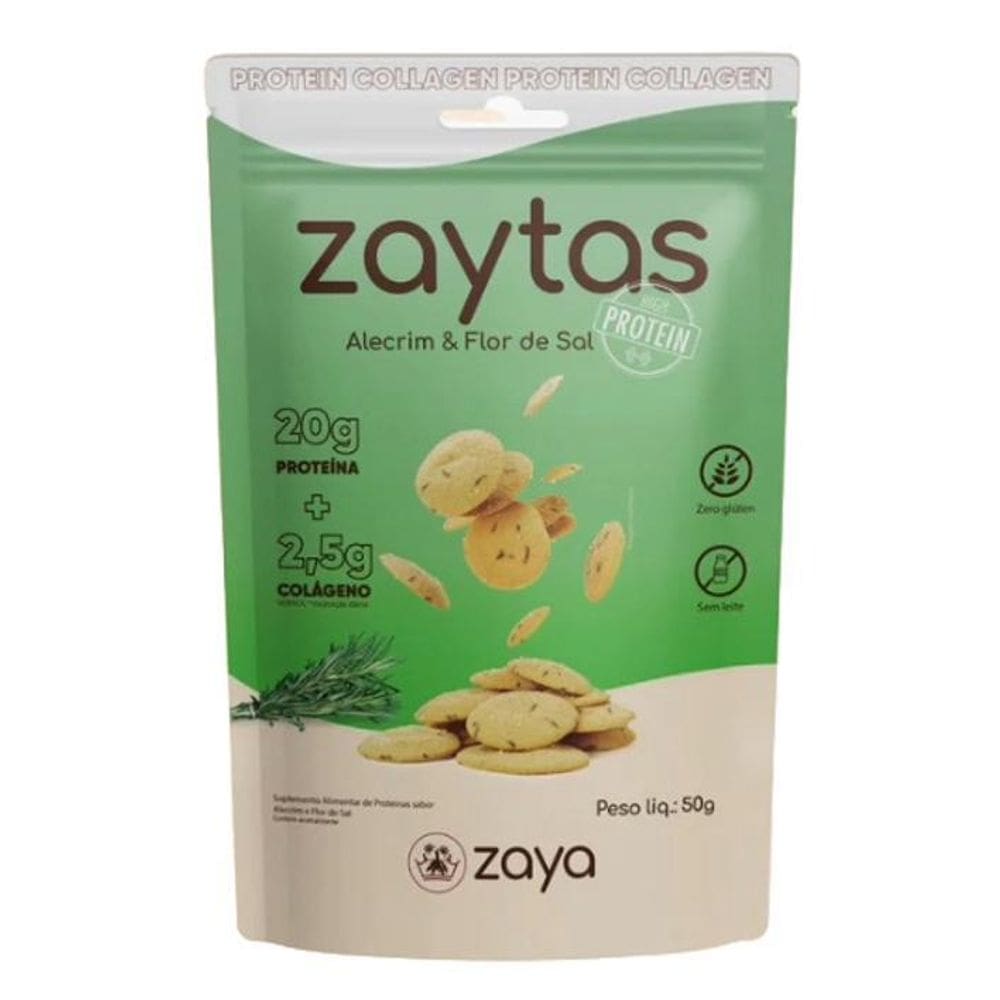 Biscoito Alecrim Protein Sem Glúten Zaya 50G