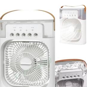Mini Branco Ventilador De Mesa Portátil
