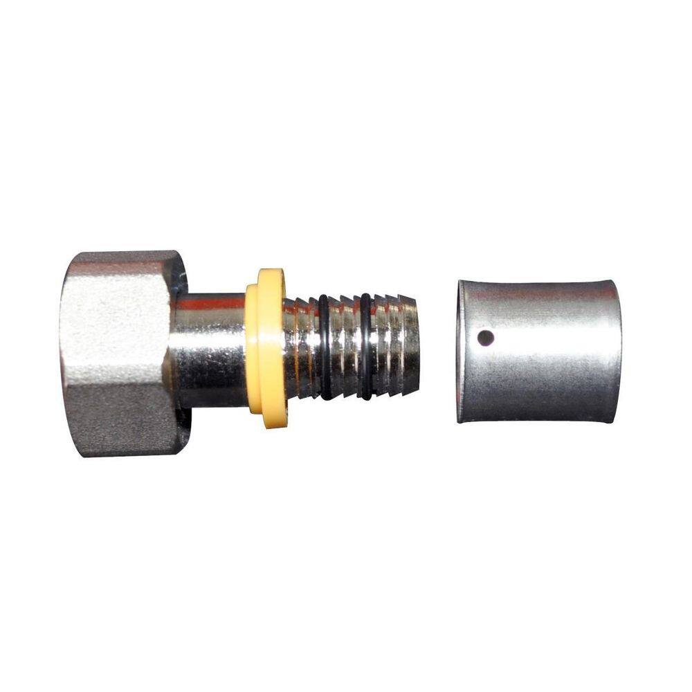 Conexão Fixa Fêmea 1/2`` Gás 16Mm Pex Multicamadas Astra