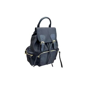 Mochila Feminina Pequena Nylon Anna Preta Jb801
