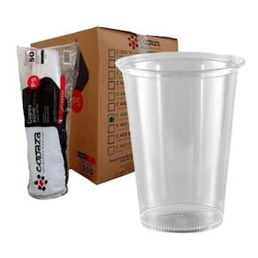 Copo 400Ml Descartavel Liso Transparente Ps C/500 Copaza