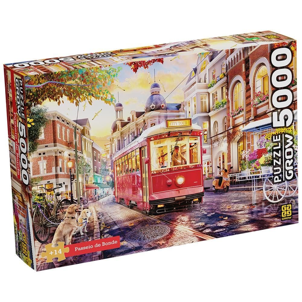 Puzzle 5000 peças Passeio de Bonde