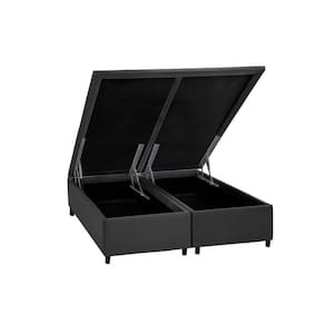 Cama Box Baú Universal Queen Courano Gray (158x198x35) - Costa Rica