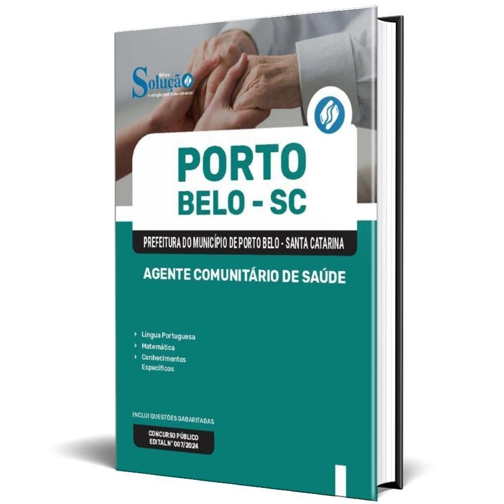 Apostila Prefeitura Porto Belo Sc 2024 Agente Comunitário