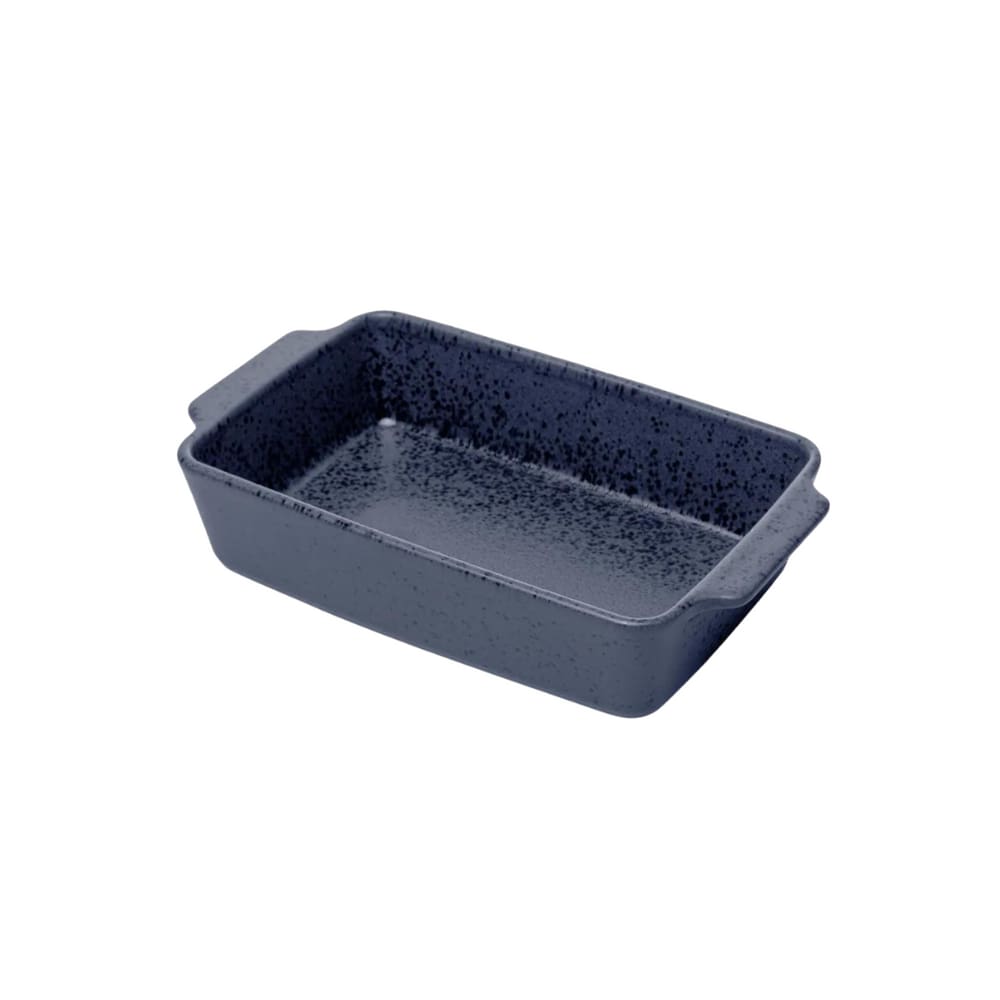 Travessa Refratária Retangular Em Cerâmica Mist 1,4L Wolff Azul Matte