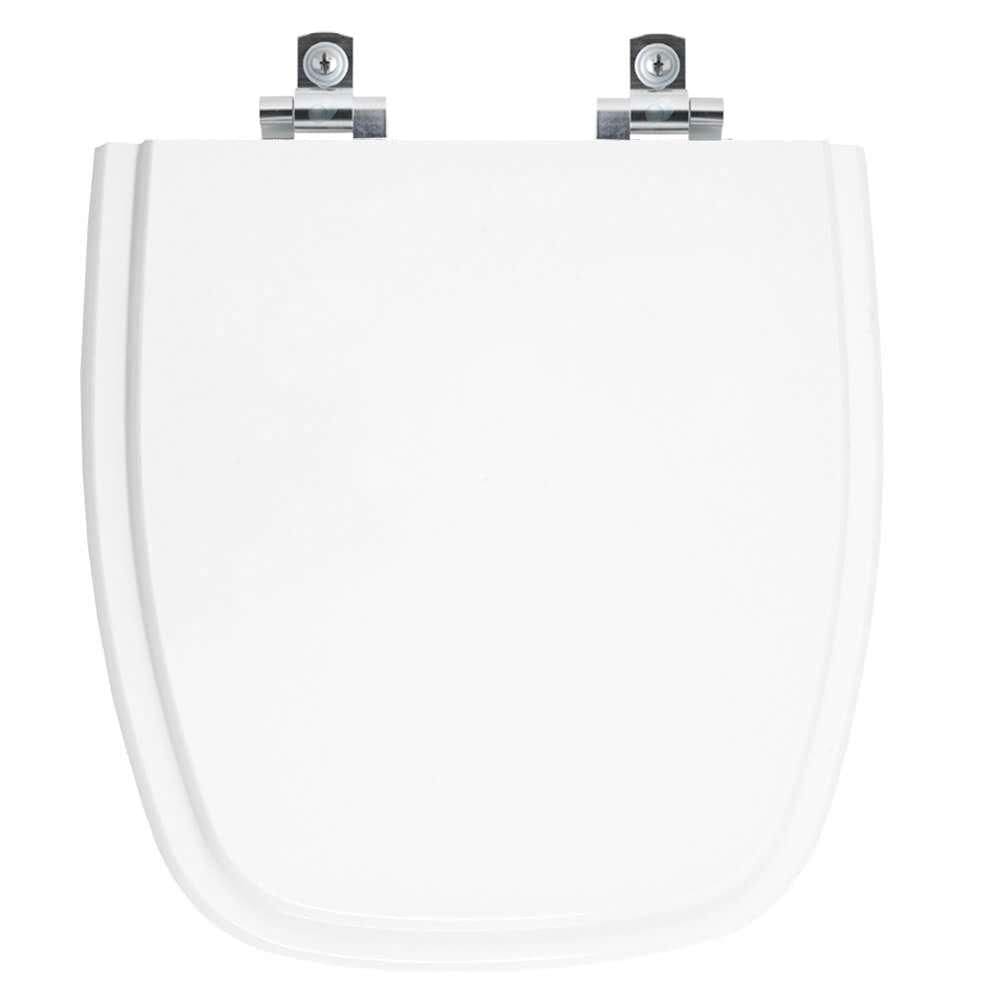 Assento Sanitário com Fechamento Lento Versa Branco para vaso Agnest