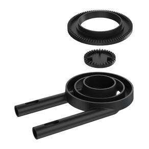 Queimador Duplo MITJ Completo Fogão Industrial Ferro 17,5cm