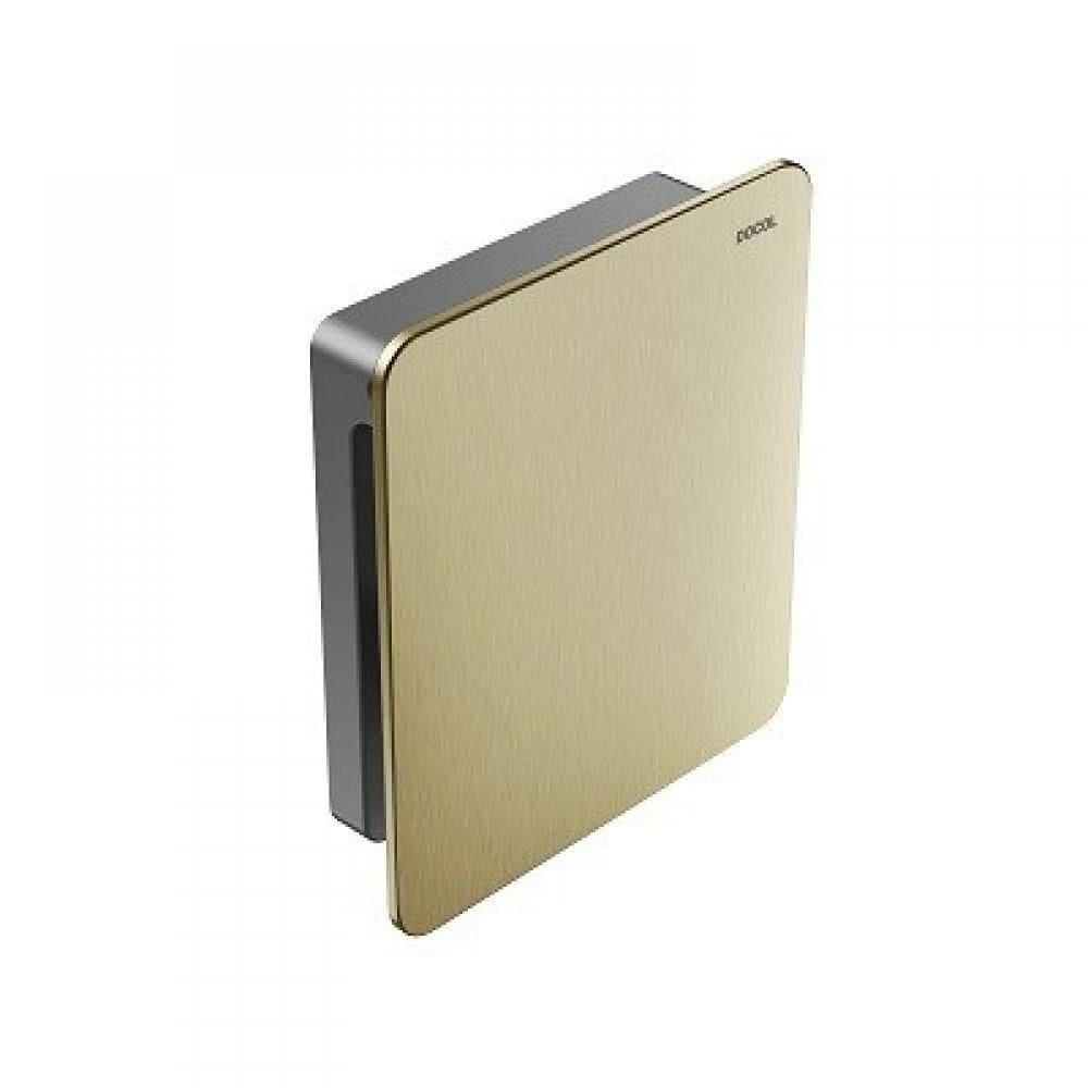 Acabamento Para Válvula De Descarga Flat Ouro Escovado Docol