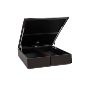 Cama Box Baú Universal King Courano Brown (193x203x35) - Ortobom