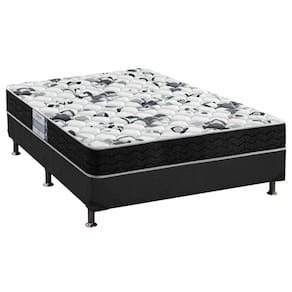Cama Box Casal: Colchão Ortopédico Probel D28/EP Anatômico Advanced Tech1000 + Base CRC Suede Gray(138x188)