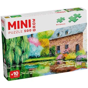 Mini Quebra-cabeça 500 peças Lago na Primavera Mini Puzzle 500 peças Lago na Primavera