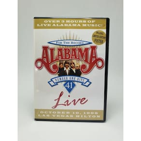 Dvd Alabama - For The Record 41/number One Hits (live)