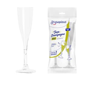 Tc-120 Taca 120 Ml. Champagne Cristal C/14X4 Un.(Strawplast)