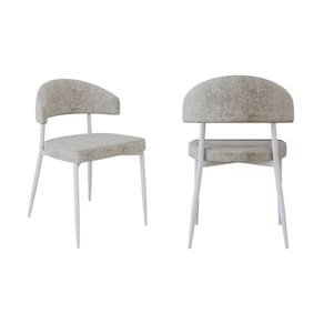 Cadeira Bless Fixa com 4 Pés 55 X 52,5 X 77,5 Cm com 2 Unidades Off white/Branco