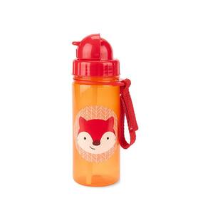 Garrafa Flip Zoo Raposa Skip Hop Fofa e Divertida Para Crianças