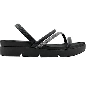 Sandália Feminina Papete Flatform Casual Dia a Dia com Strass Ultra Conforto Beira Rio 8387.530