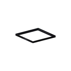 Porta Grelha Linear Elleve Quadrado 4188 15x15 Black Matte