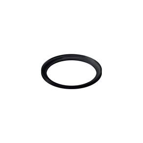 Porta Grelha Linear Elleve Redondo 4184 10x10 Black Matte