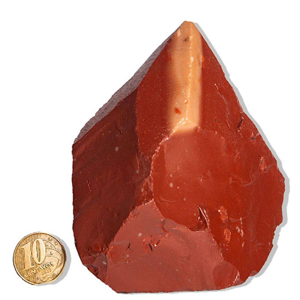 01 Jaspe Vermelho Pé e Bico Serrado 0,5 a 1Kg Média 10cm