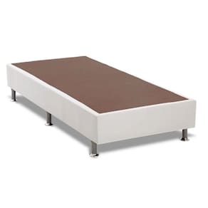 Cama Box Base Solteiro Universal Courano White (96x203x20) - Ortobom
