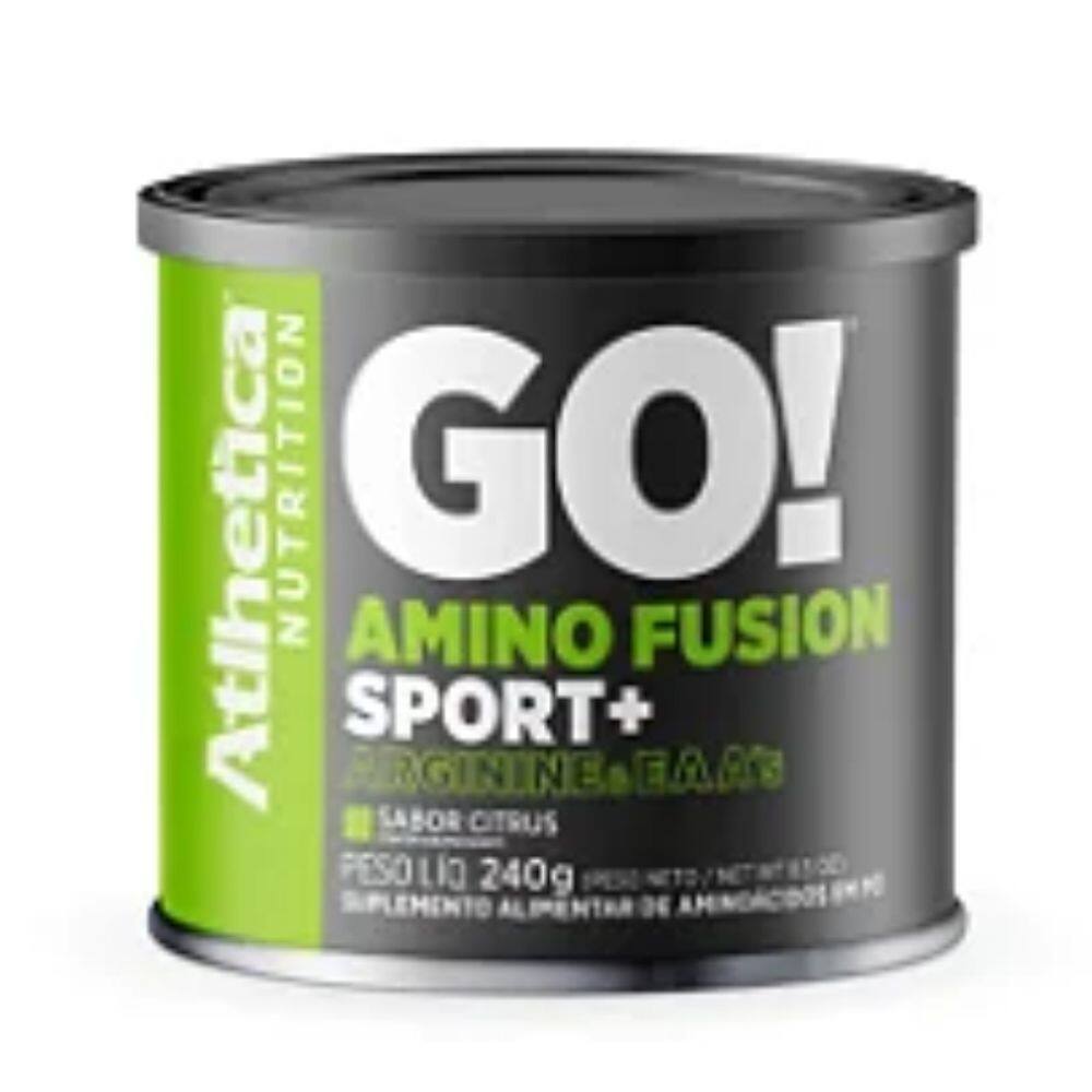 GO! Amino Fusion Sport+ (240g) - Atlhetica Nutrition - Sem Sabor - Único