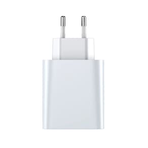 Carregador Tomada C/ Saidas Usb-C , Qc3.0 20W + Cabo De Dados Micro Usb