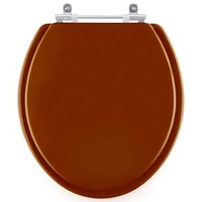 Assento Sanitario Poliéster Convencional Oval Caramelo para vaso Icasa