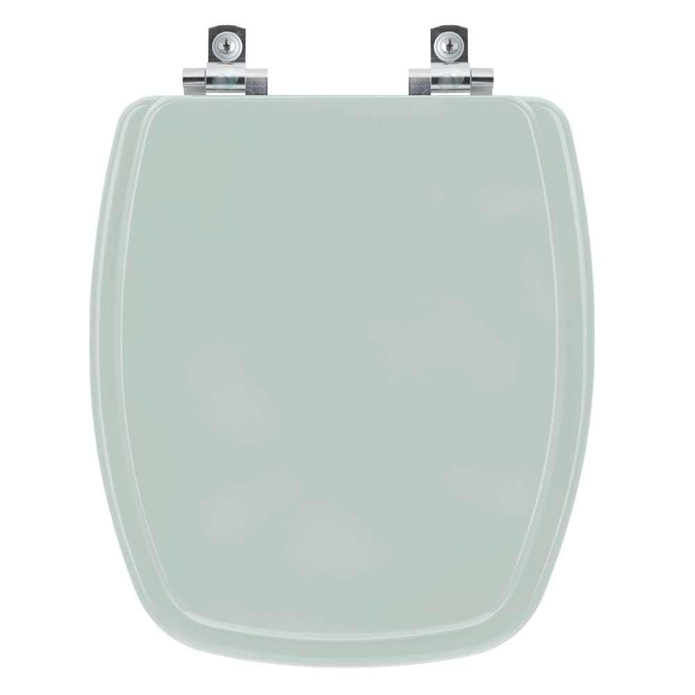 Assento Sanitário com Amortecedor Viseu Verde para vaso Luzarte