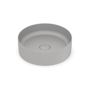 Kit 2 Cubas de Apoio Redonda sem Mesa 390 Platinium P2 Incepa Stone