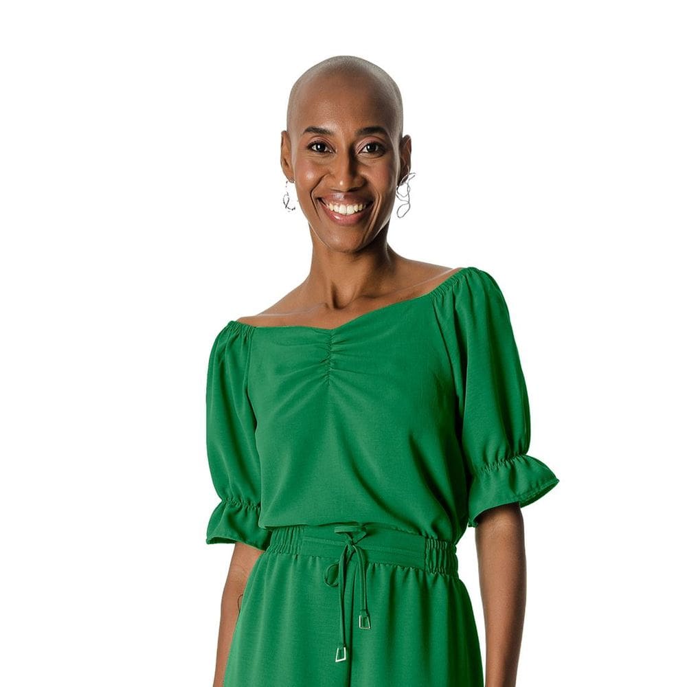 Blusa Feminina Manga Bufante