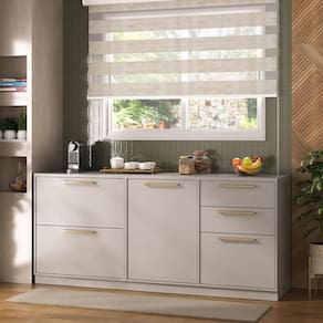 Conjunto Balcões de Cozinha Itatiaia Madeira Fendi Essence